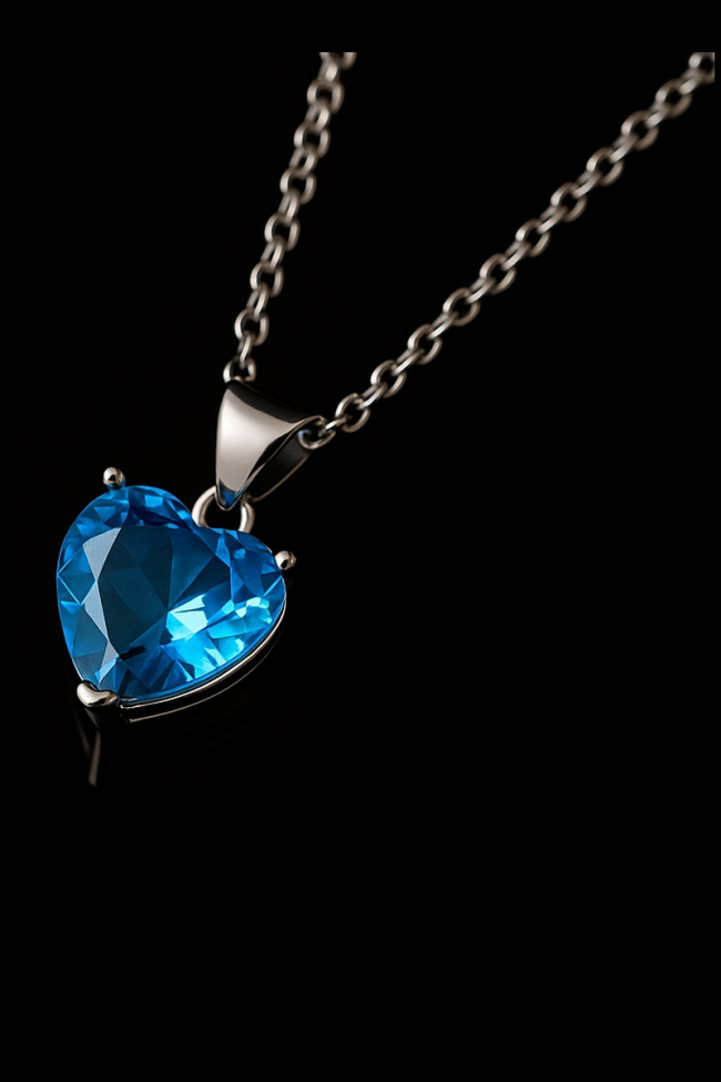 Minimal κρεμαστό Serenity Heart Necklace με αστραφτερές λεπτομέρειες ζιργκόν, ιδανικό δώρο για να εκφράσετε αγάπη και γαλήνη μέσα από ένα λαμπερό αξεσουάρ.