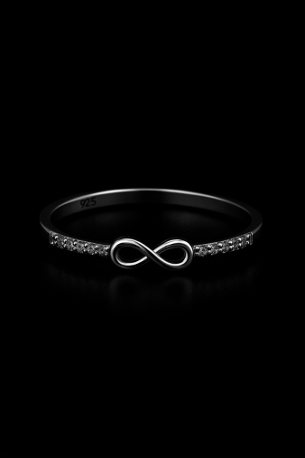 Eternal Bond ring δαχτυλίδι με σχέδιο αιώνιας σύνδεσης κομψό και ιδανικό για δώρο ή εντυπωσιακές εμφανίσεις