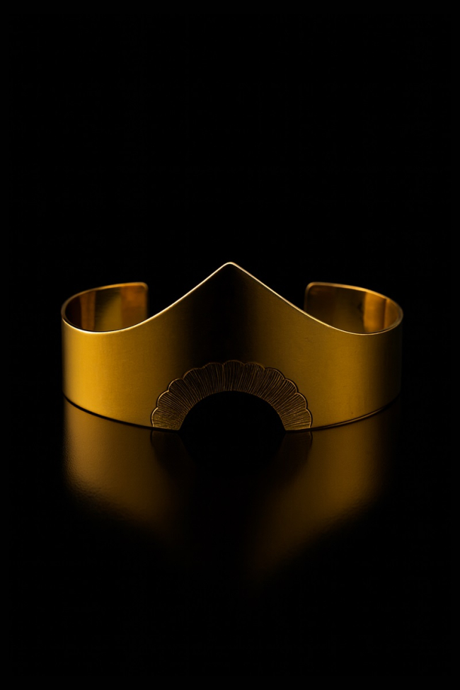 Κομψό βραχιόλι Sunlit Glow Bracelet με minimal σχεδιασμό και έντονη λάμψη που αναδεικνύει τον καρπό.